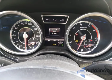 2013 Mercedes-Benz Ml 63 Amg 4Matic z USA, uszkodzony, nr VIN 4JGDA7EB0DA161087